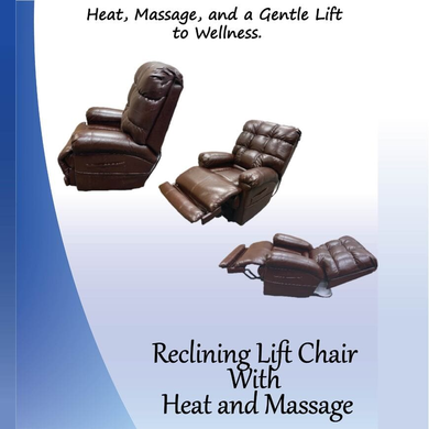 Reclining Lift Chair with heat &amp; massage