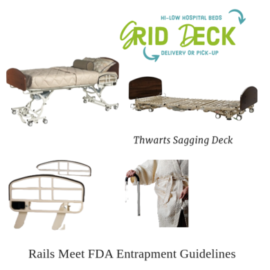 Full Electric High-low Hospital Bed Four Motors