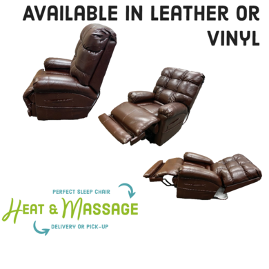Reclining Lift Chair with heat & massage 