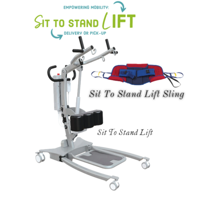 Sit To Stand Patient Assist Lift with Controller