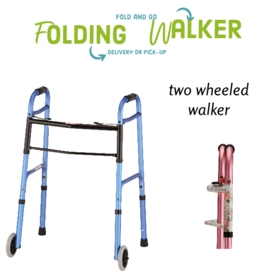Two Button folding walker 